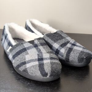 Toms Fuzzy Lined Slip-On Slipper Men's 8.5